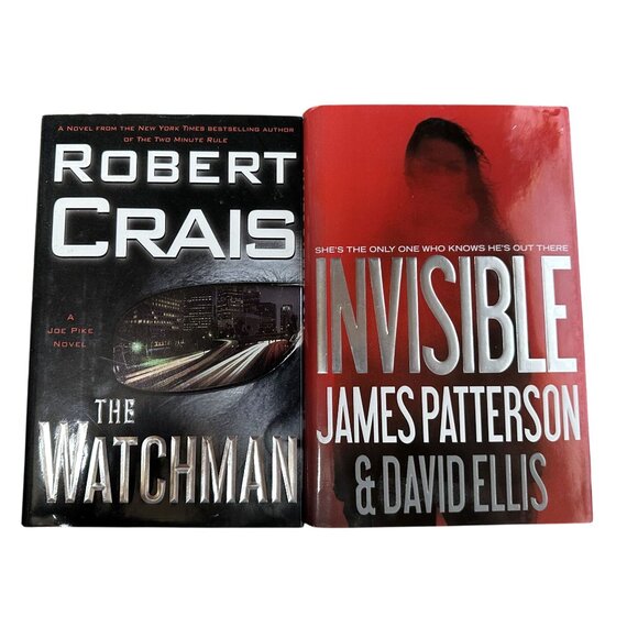 Hardback Books 2 Books The Watchman & Invisible - Picture 1 of 6